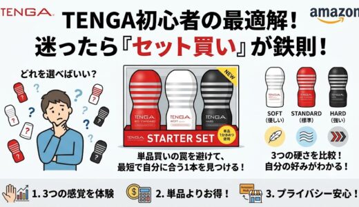 初めてのTENGA。Amazonで買える「初心者スターターセット」で失敗を回避する方法