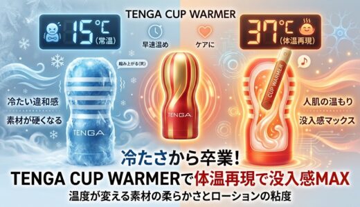 テンガのCUP WARMER（カップウォーマー）で膣内温度を再現できる？快楽をよりリアルに
