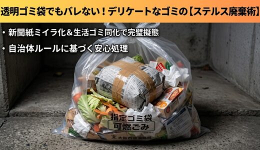 【テンガの捨て方】新聞紙・ガムテープで擬態。ゴミ回収業者に絶対に気づかれない包装テクニック