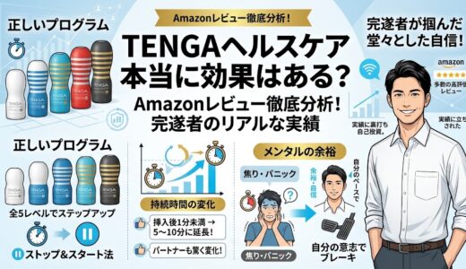 テンガトレーニングカップ完遂者のリアルな体験談。Amazonレビューから見る実際の効果