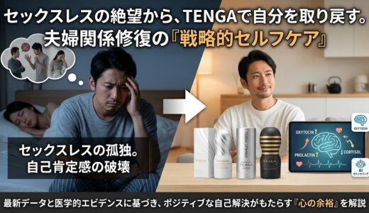 セックスレスが辛い…限界を迎える前の「自己防衛」とTENGAが救う夫婦の危機
