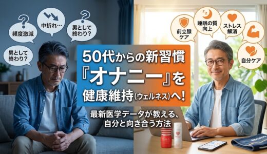 50代のオナニー頻度の平均は？「自分は異常？」と悩む男性のための最新実態と健康への影響