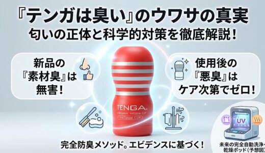 テンガは臭い？購入前の不安を消す「2つの匂い」の正体と完全防臭メソッド